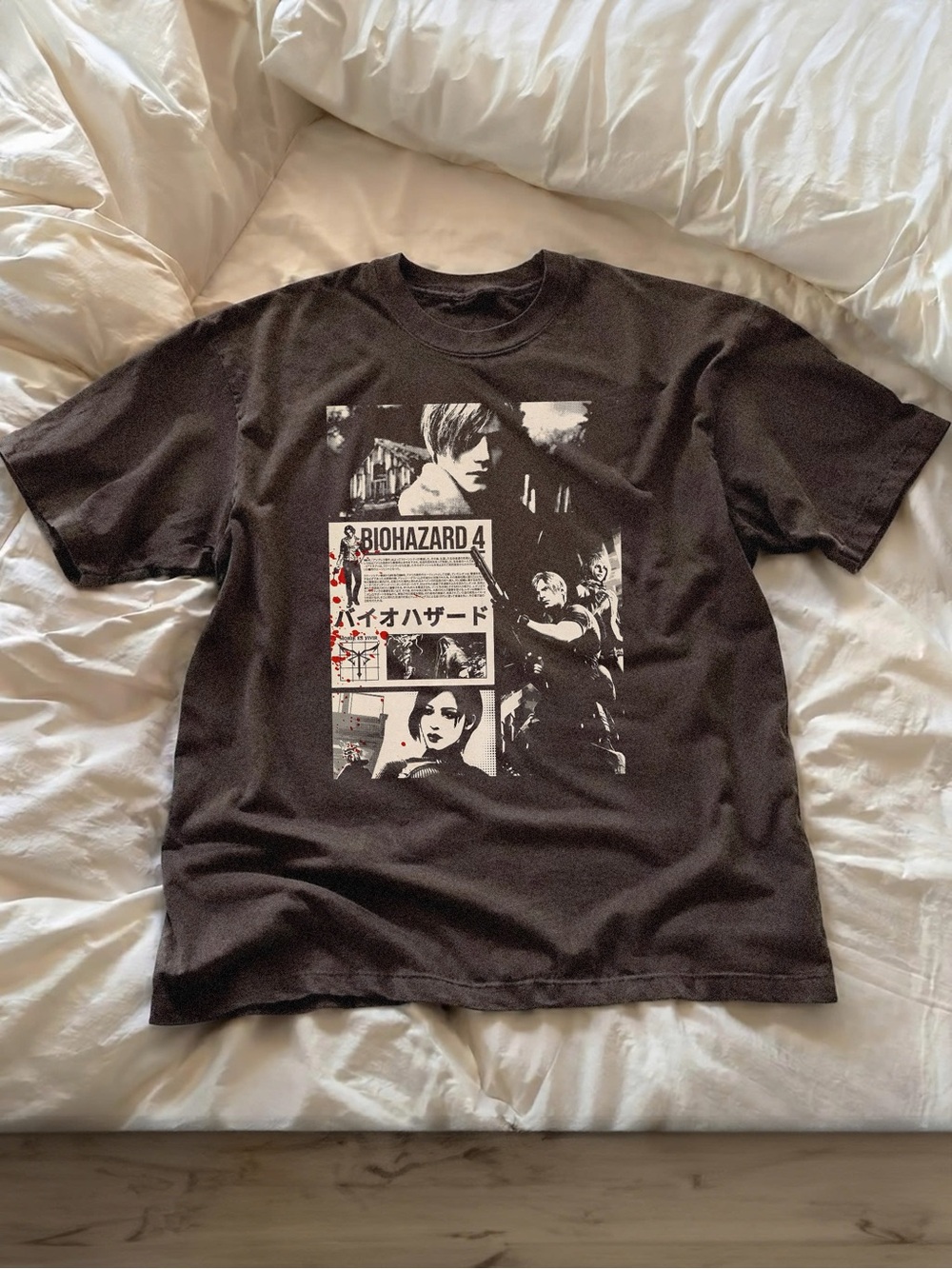 Gildan Black Biohazard 4 Graphic Tee